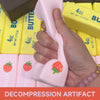 Jouet anti-stress en beurre pressable réaliste