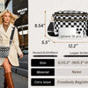 Women's Checkered Fanny Pack with Adjustable Crossbody Strap