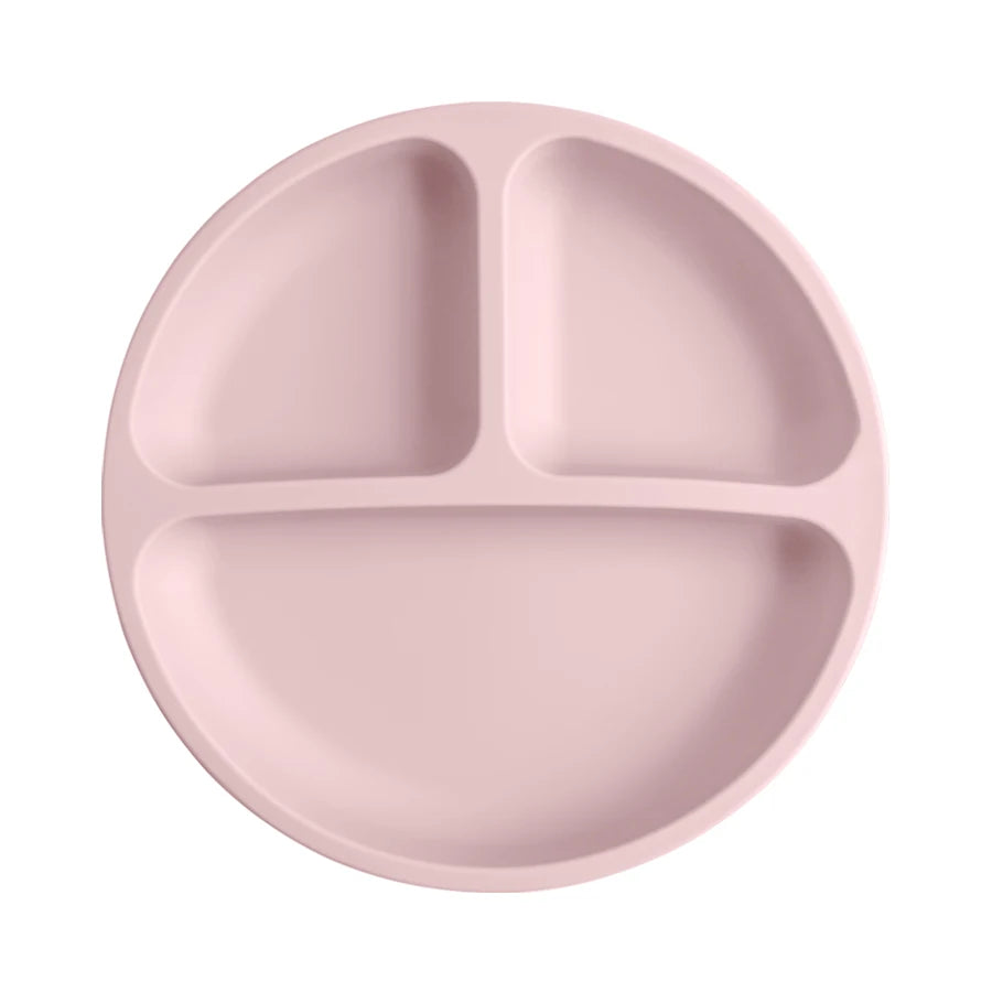 Silicone Suction Plate with Lid for Baby Led Weaning