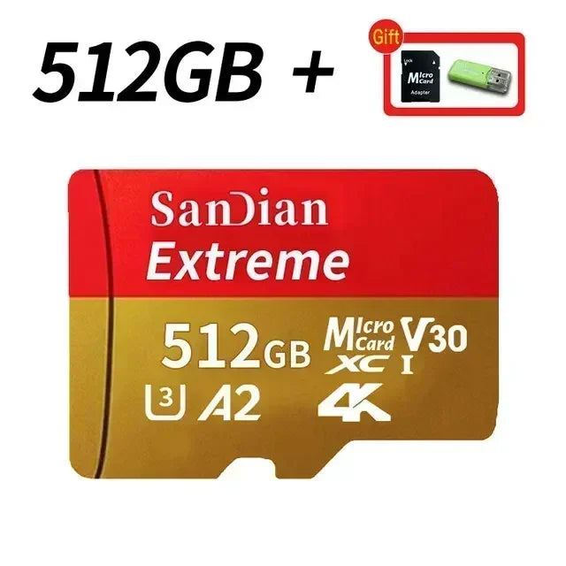 High-Speed TF/SD Memory Card for Phones, Tablets & Cameras