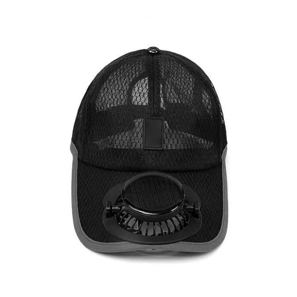 USB-wiederaufladbare Solar-Fächer-Mütze