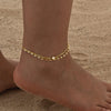 Layered Gold-Plated Stainless Steel Anklet