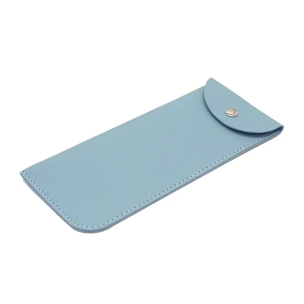 PU Leather Glasses Case with Magnetic Snap Closure