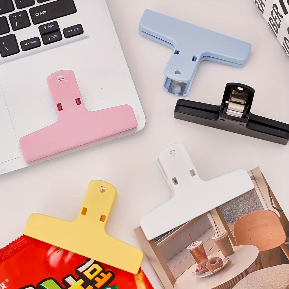 Pastel Grip Document Clips