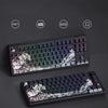 Ukiyo-e Art PBT Keycaps with Side-Engraved Translucent Design