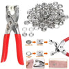 Snap Fastener Kit with Pliers – 400-Piece Metal Buttons