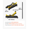 2.5 Ton Low Profile Floor Jack with Hydraulic Pump