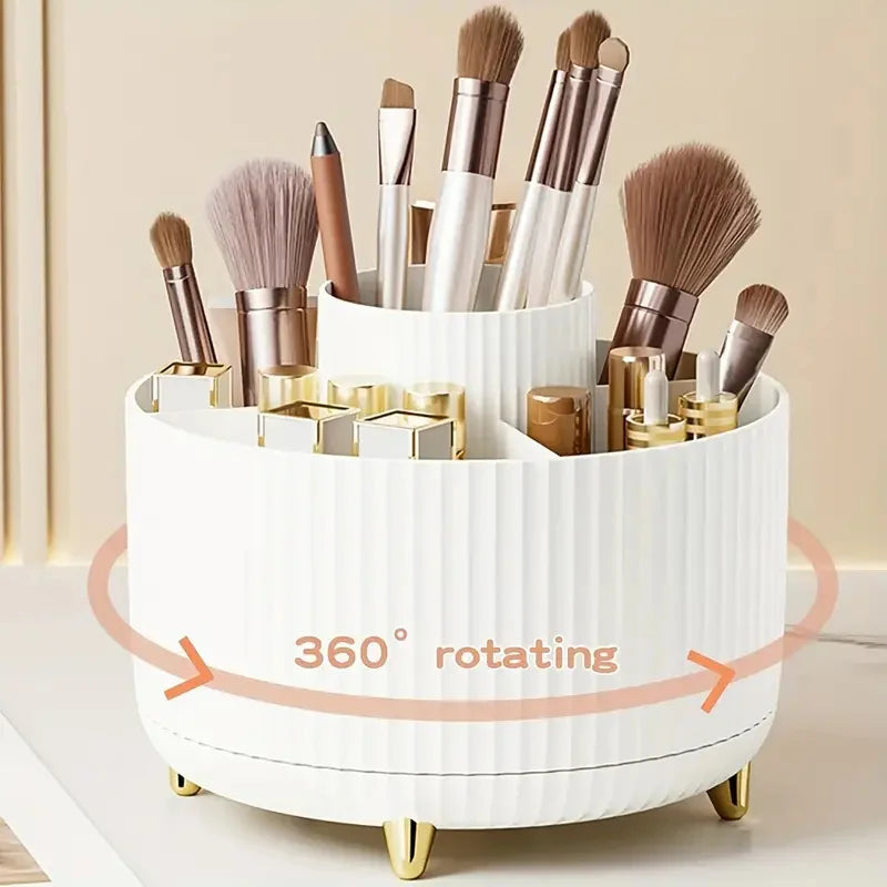 360° Rotating Makeup Brush Holder