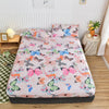Non-Slip Fitted Sheet with Elastic Edges – Geometric Print, Soft Cotton Feel