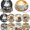 DIY Diamond Art Coaster Set with Holder – 8 Acrylic Coasters for Home Decor and Gifting