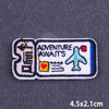 Encouraging Embroidery Iron-On Patches for Clothing and Accessories