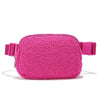 Cozy Fleece Crossbody Belt Bag
