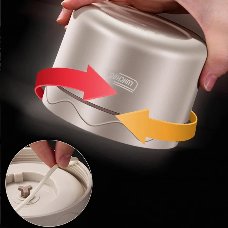 304 Stainless Steel Insulated Lunch Box with Carry Bag