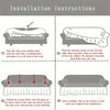 Stretch Sofa Slipcover with Skirted Edge