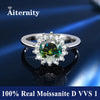 Adjustable Moissanite Ring with Tension Setting