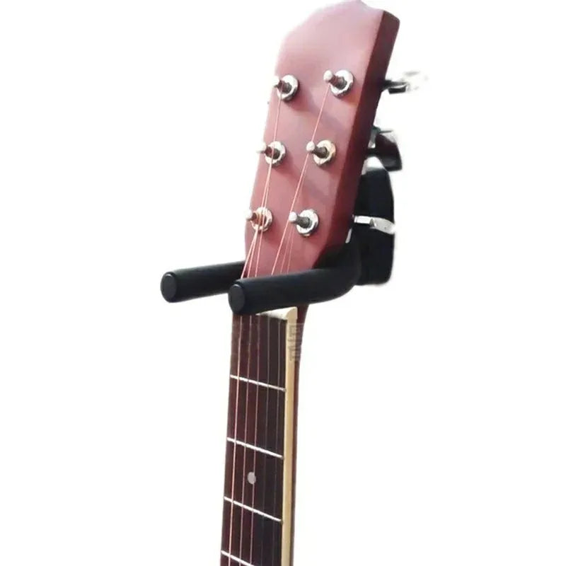 Wall-Mounted Guitar Hanger with Screws