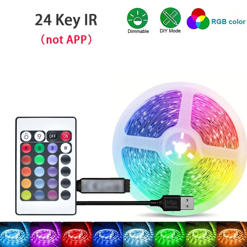 USB-RGB-LED-Streifen mit App-Steuerung