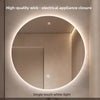 Miroir de Salle de Bains Rond à LED avec Contrôle Tactile Anti-Buée