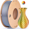 Dual & Tri-Color Silk PLA Filament for 3D Printing