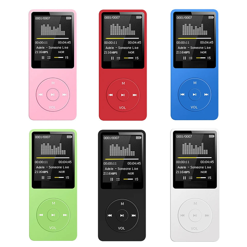 Compact Digital MP3 Player with Lossless Audio & FM Radio