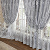 European Vintage Floral Embroidered Blackout Curtain