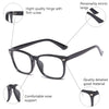 Lunettes Anti-Lumière Bleue Carrées