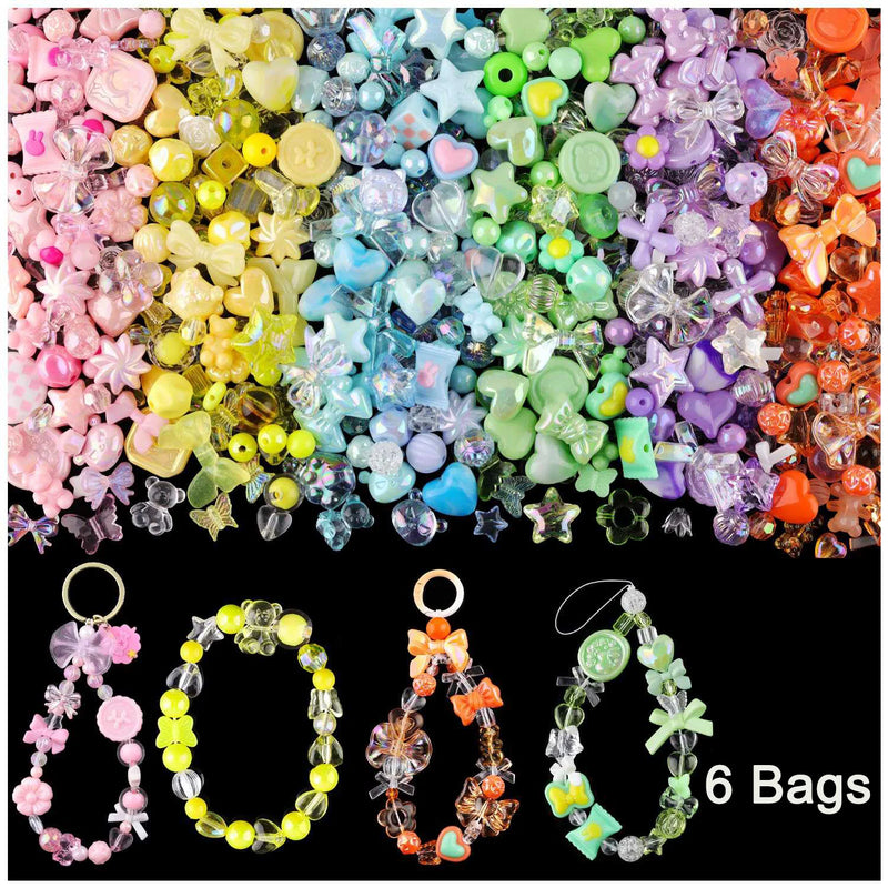 Candy Color Acrylic Beads for DIY Jewelry