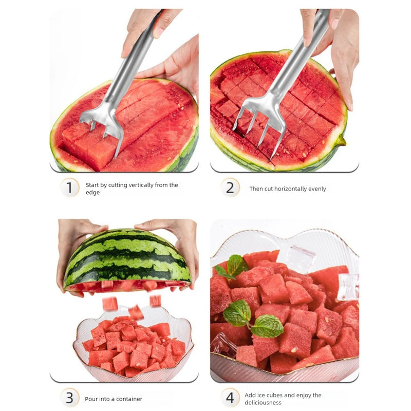 Stainless Steel Watermelon Slicer & Server