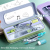 7-Piece Geometry Set with Compass and Ruler