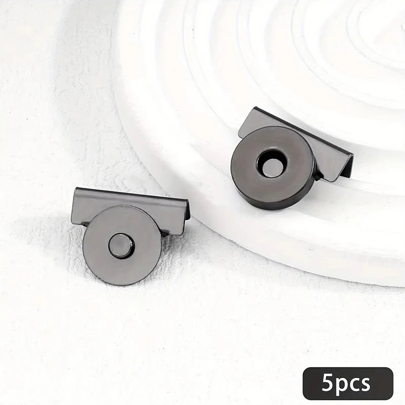 Metal Magnetic Snap Buttons for Sewing & Crafts (5 Pairs)