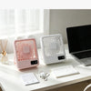 Tragbarer USB-Schreibtischventilator mit LED-Display