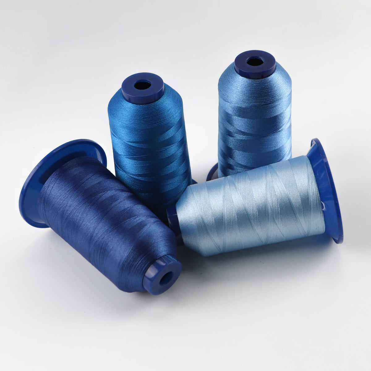 High-Tenacity Polyester Embroidery Thread (120D/2, 40wt) for Home & Industrial Machines