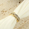 Stackable Cubic Zirconia Ring Set