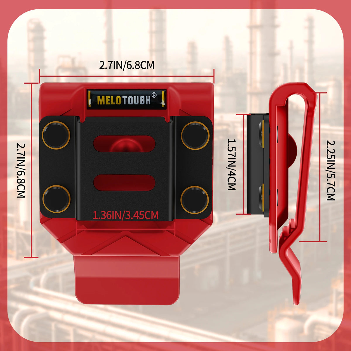 Heavy-Duty Drill Belt Holster for Tool Belts
