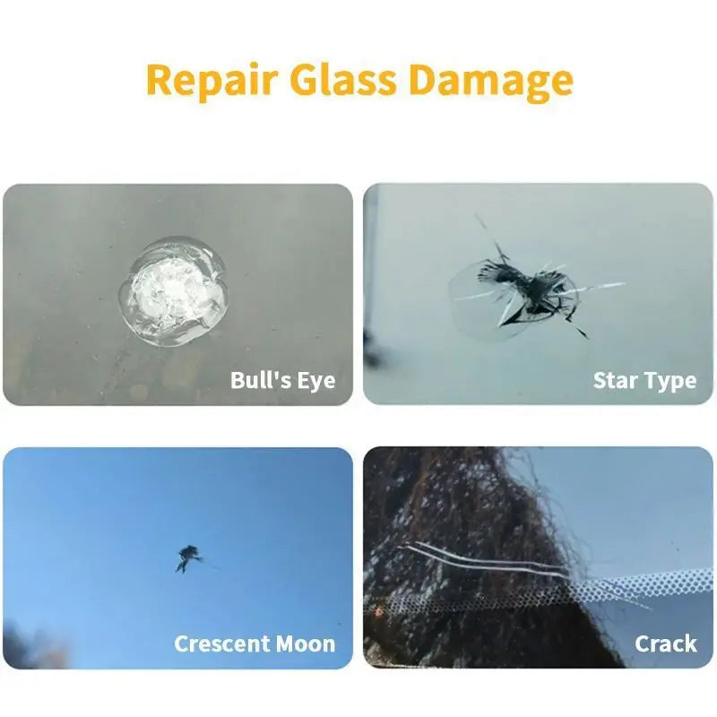 Windshield Repair Kit for Chips and Cracks