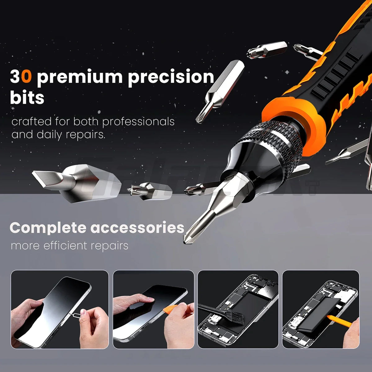 Precision Screwdriver Set – 40-in-1 Repair Kit for Phones, Tablets, and Electronics