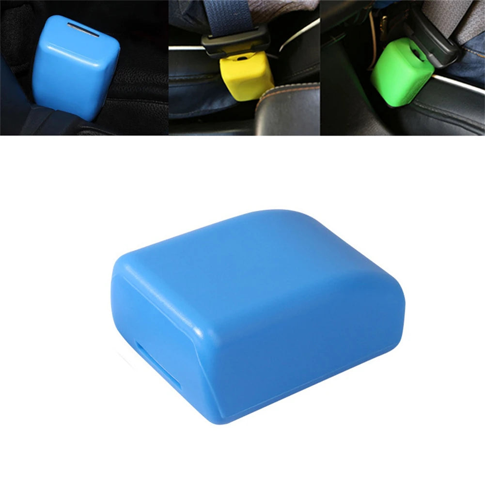 Silicone Seat Belt Buckle Cover – Anti-Scratch Car Interior Protector
