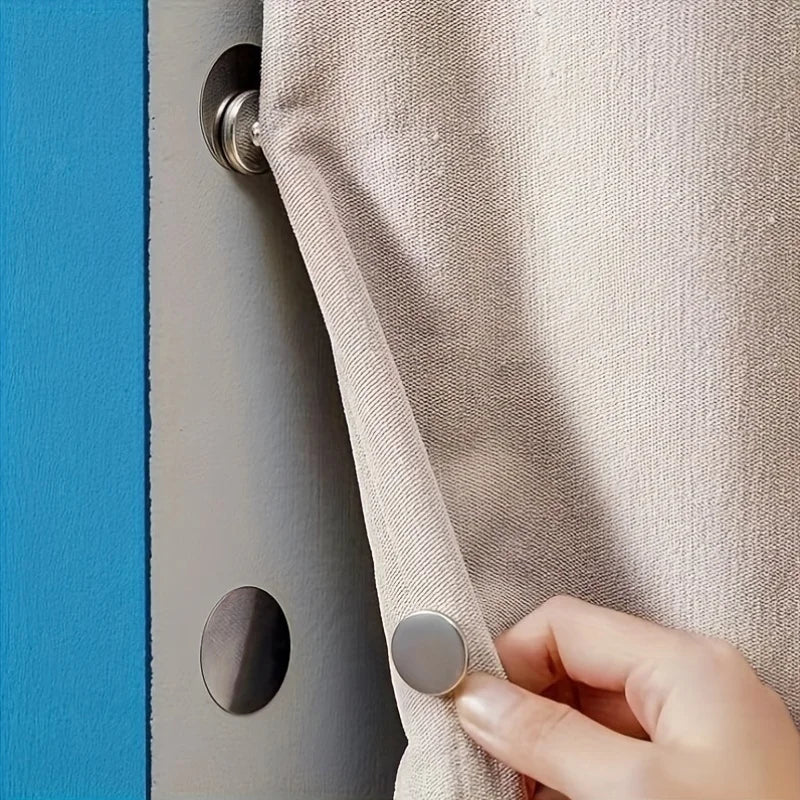 Magnetic Curtain Hook with Metal Clasp