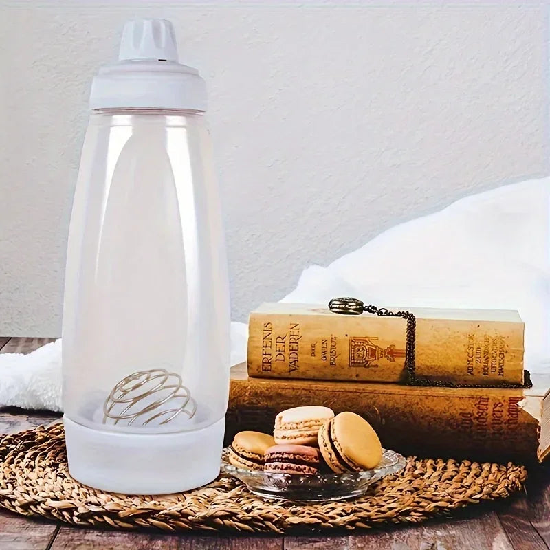 Pancake Batter Dispenser with Wire Whisk — Restaurant-Quality Baking Tool