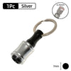1/4" Hex Quick-Change Screwdriver Bit Holder with Keychain