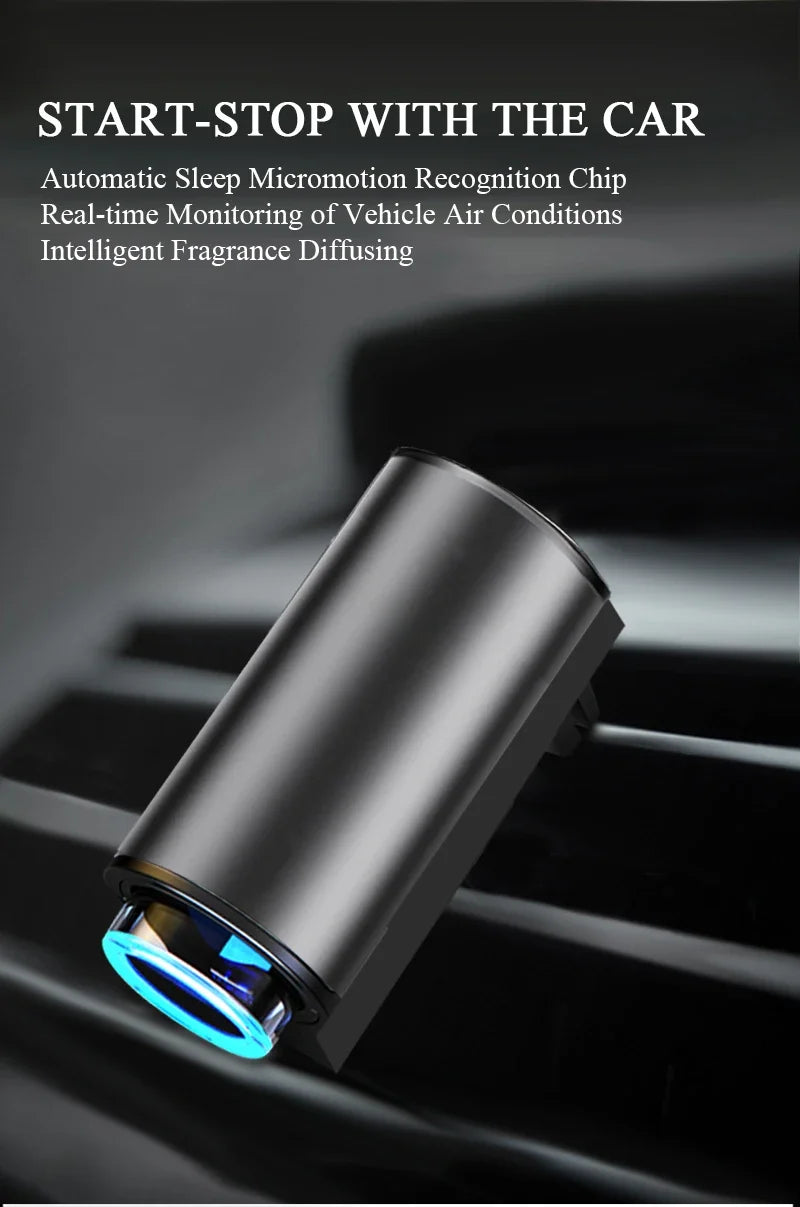 Rechargeable Car Aroma Diffuser with 3-Level Mist Control