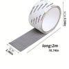 Roll of self-adhesive window screen repair tape with a 9cm width and 3.54in thickness.