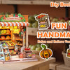 Book Nook DIY Wooden Miniature Kit with LED Lighting