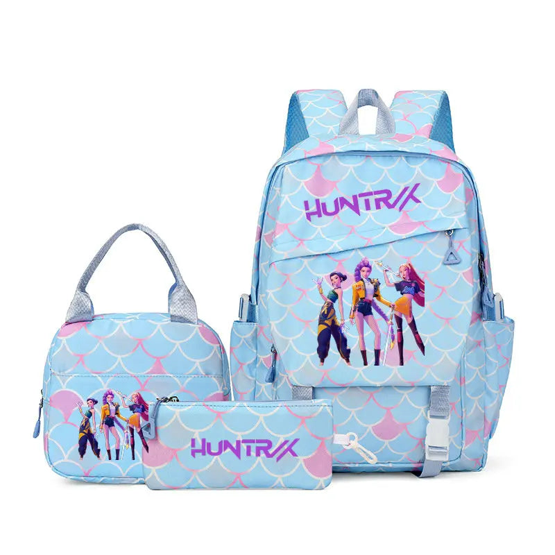 KPop Demon Hunters Backpack Set with Lunch Bag and Pencil Case