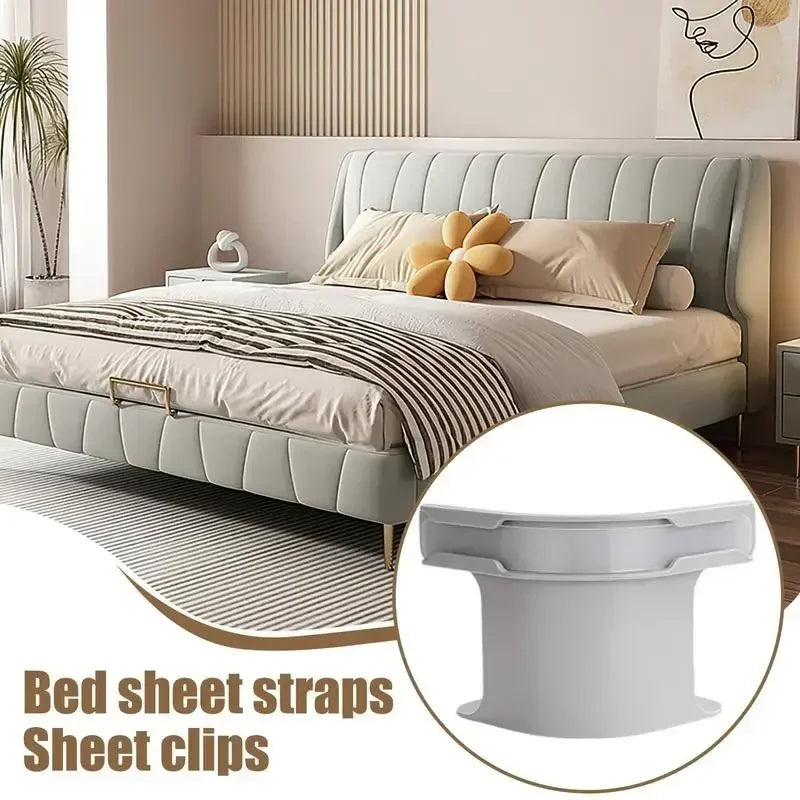 Heavy-Duty Bed Sheet Corner Clips (4 Pack)