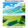 Acrylic Brush Markers with Automatic Ink Flow for Canvas, Wood & Glass Art