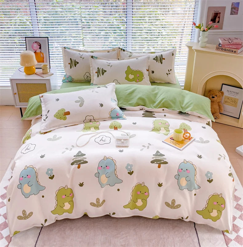 Brushed Polyester Duvet Cover with Matching Pillowcases