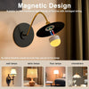 Magnetic design light fixture suitable for non-hardwired lighting options like wall lamps, table lamps, floor lamps, and chan
