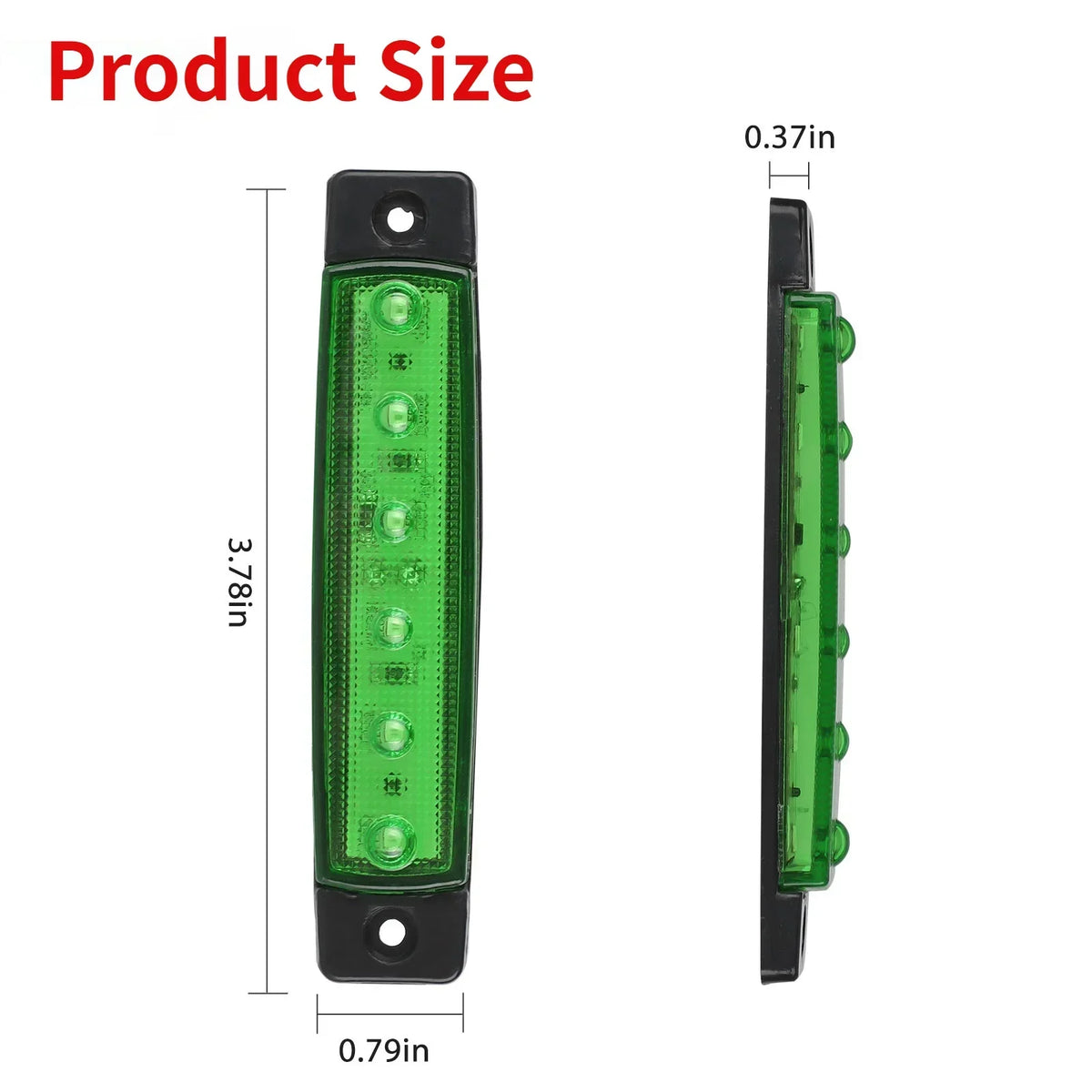 IP67 Waterproof LED Side Marker Lights (Set of 10)