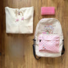 Vintage Patchwork Cat Backpack with Contrast Color Design